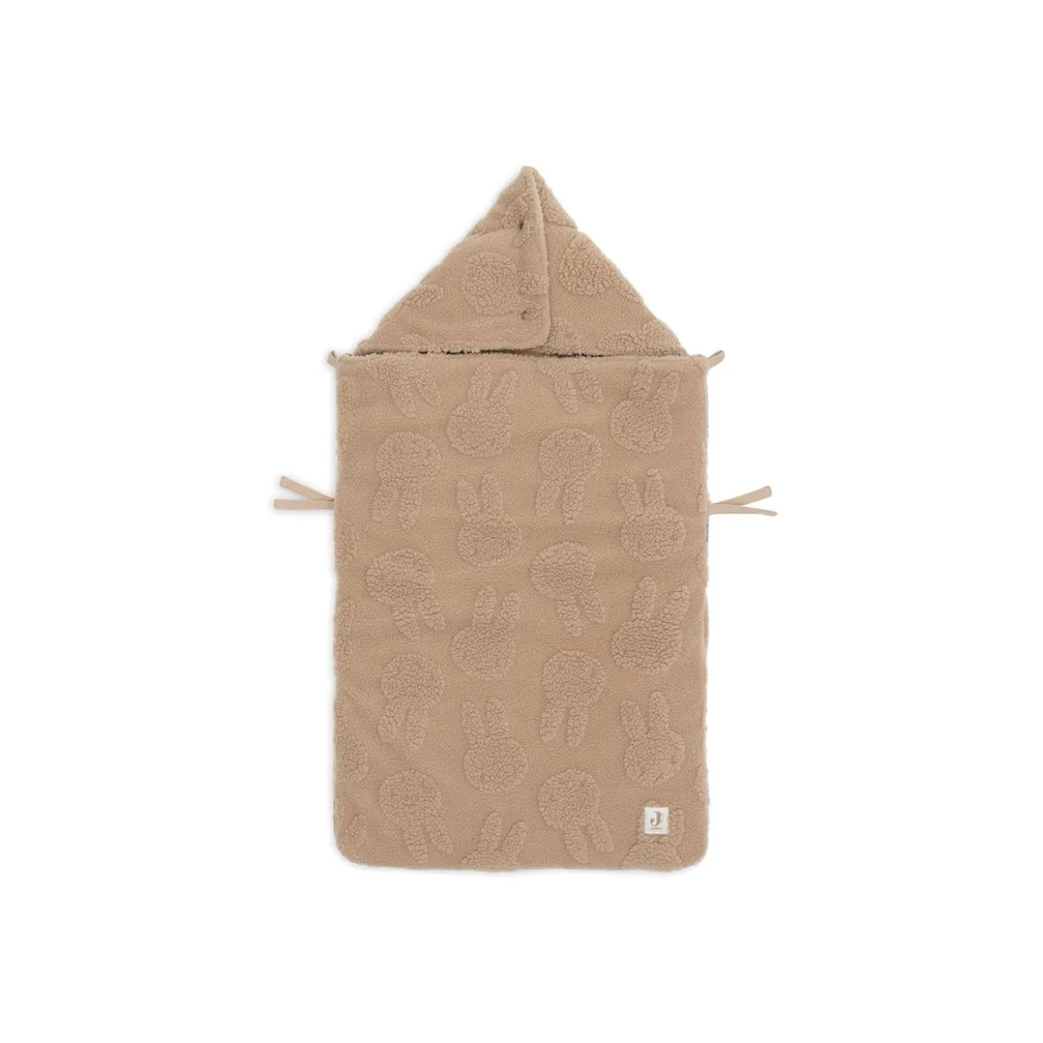 Jollein Nid d'Ange Jacquard Teddy Biscuit