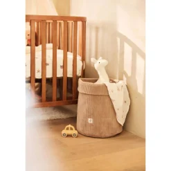 Jollein                    Panier de Rangement Cloudy Rib    Milky Coffee