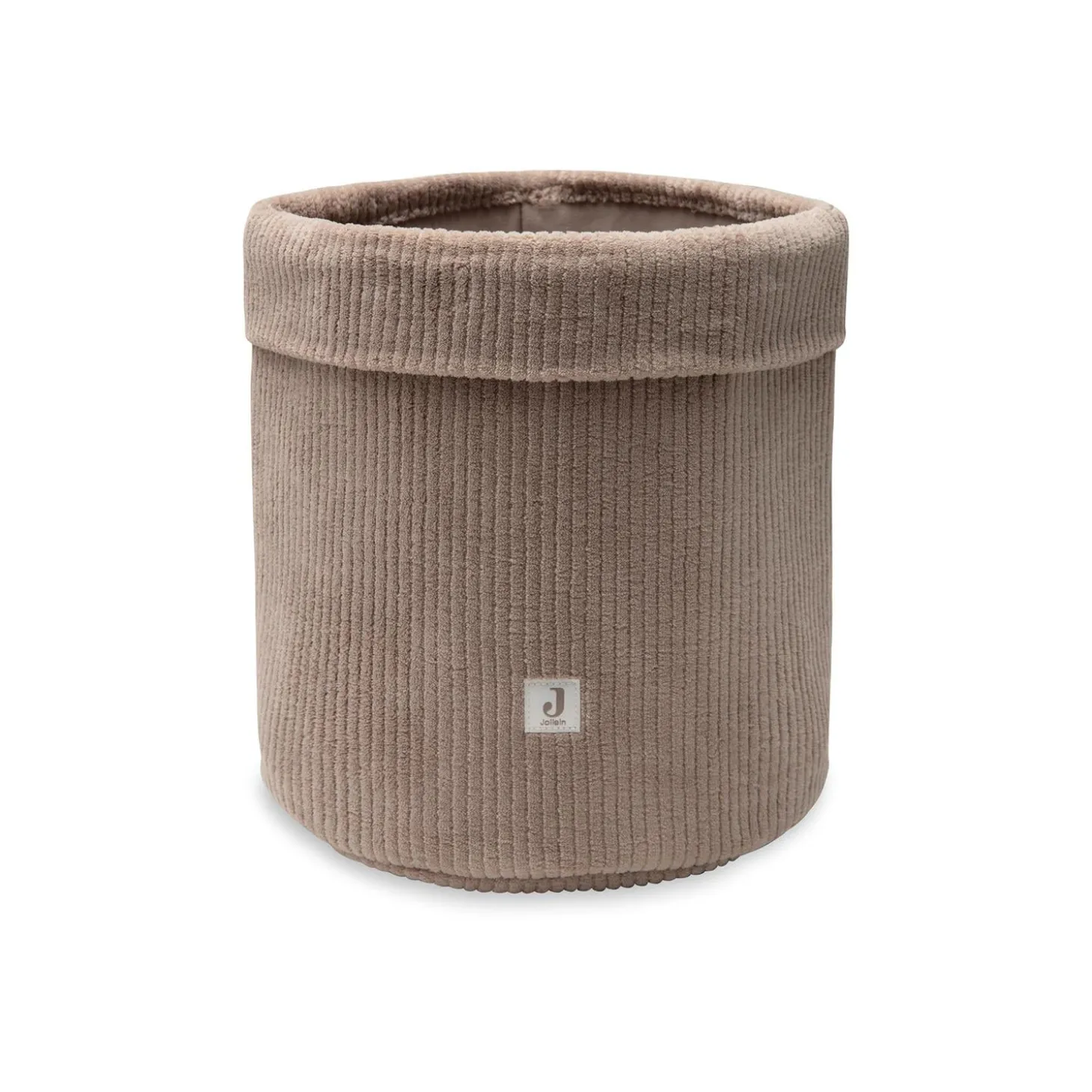 Jollein Panier de Rangement Cloudy Rib Milky Coffee