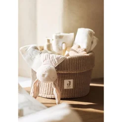Jollein Panier de Soins Cloudy Rib Milky Coffee