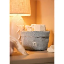 Jollein                    Panier de Soins Cosy Knit    Sea Green