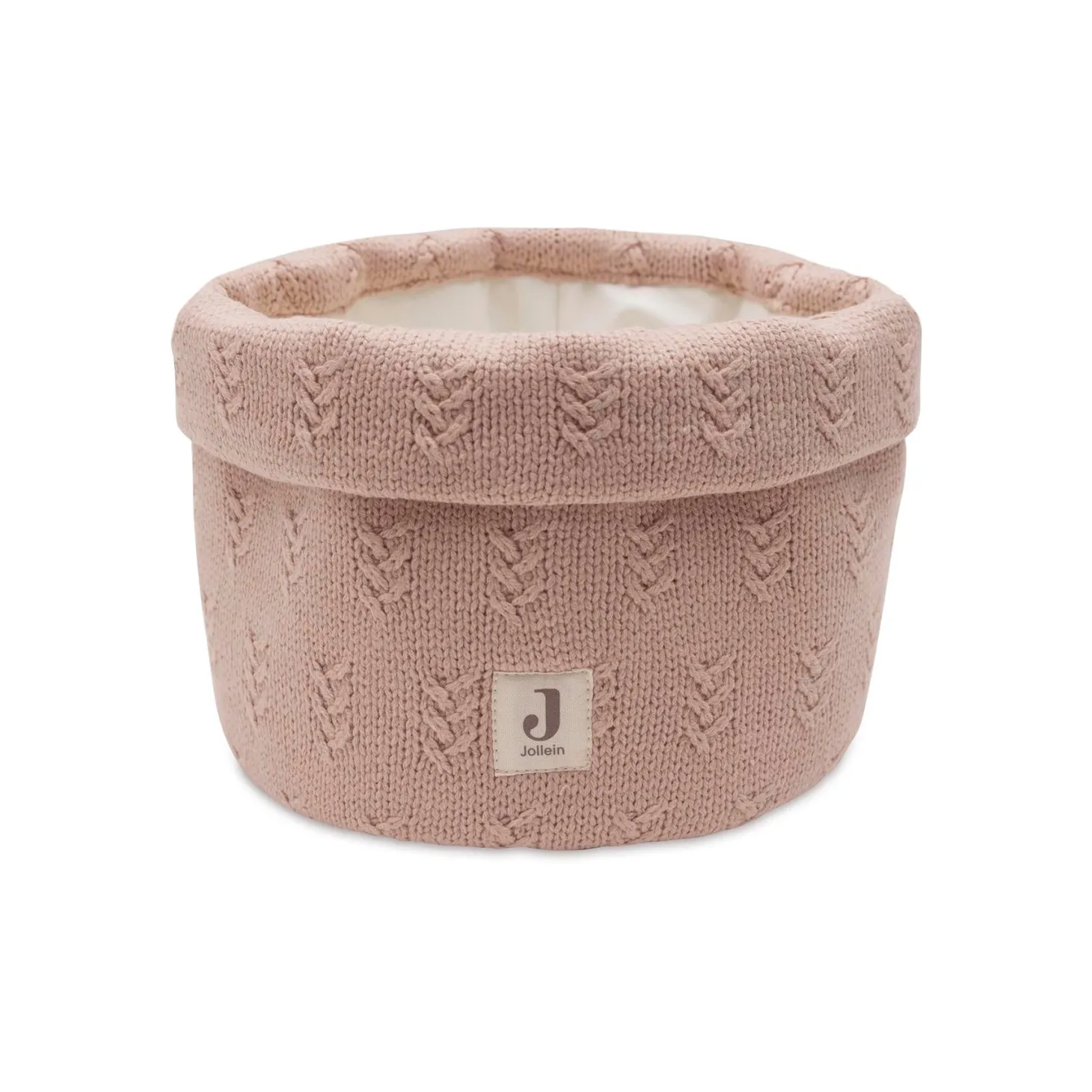 Jollein Panier de Soins grain knit Wild Rose