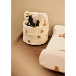 Jollein Panier de Soins Waffle Mini Teddy Bear Multicolore