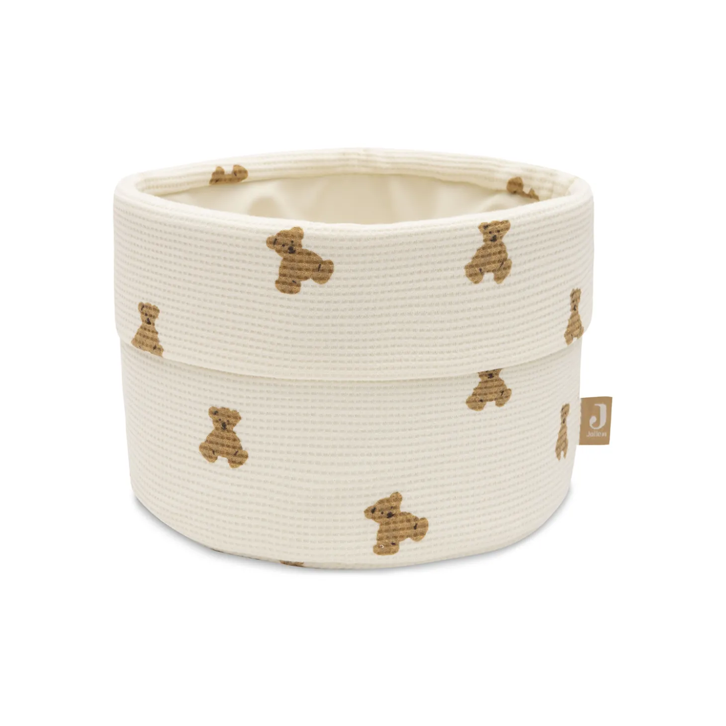 Jollein Panier de Soins Waffle Mini Teddy Bear Multicolore