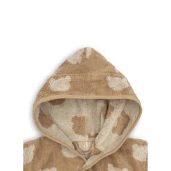 Jollein Peignoir Éponge Jacquard Teddy Bear Sand 1-2 ans