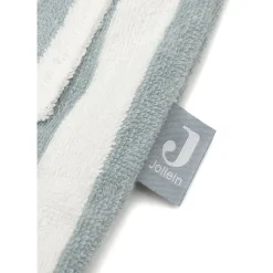 Jollein                    Peignoir Éponge Stripe GOTS    Sea Green            1-2 ans