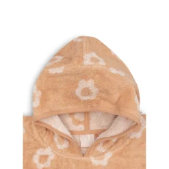 Jollein                    Poncho de Bain Éponge Jacquard Réversible Flower    Wild Rose