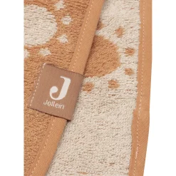 Jollein                    Poncho de Bain Éponge Jacquard Réversible Sun    Terra