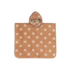 Jollein Poncho de Bain Éponge Jacquard Réversible Sun Terra