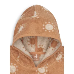 Jollein Poncho de Bain Éponge Jacquard Réversible Sun Terra