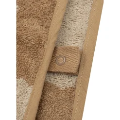 Jollein Poncho de Bain Éponge Jacquard Réversible Teddy Bear Sand