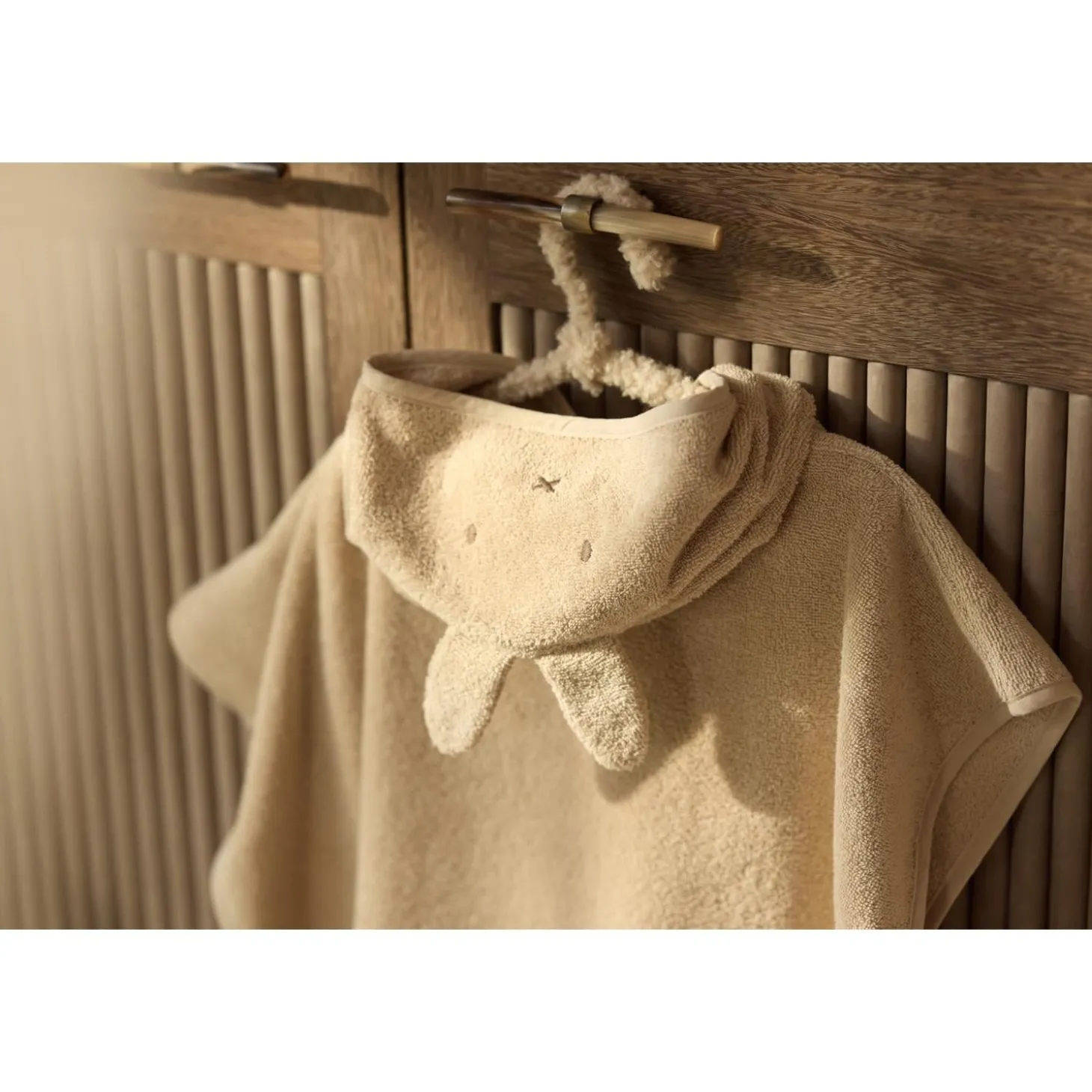 Jollein Poncho de Bain Éponge Miffy Sand