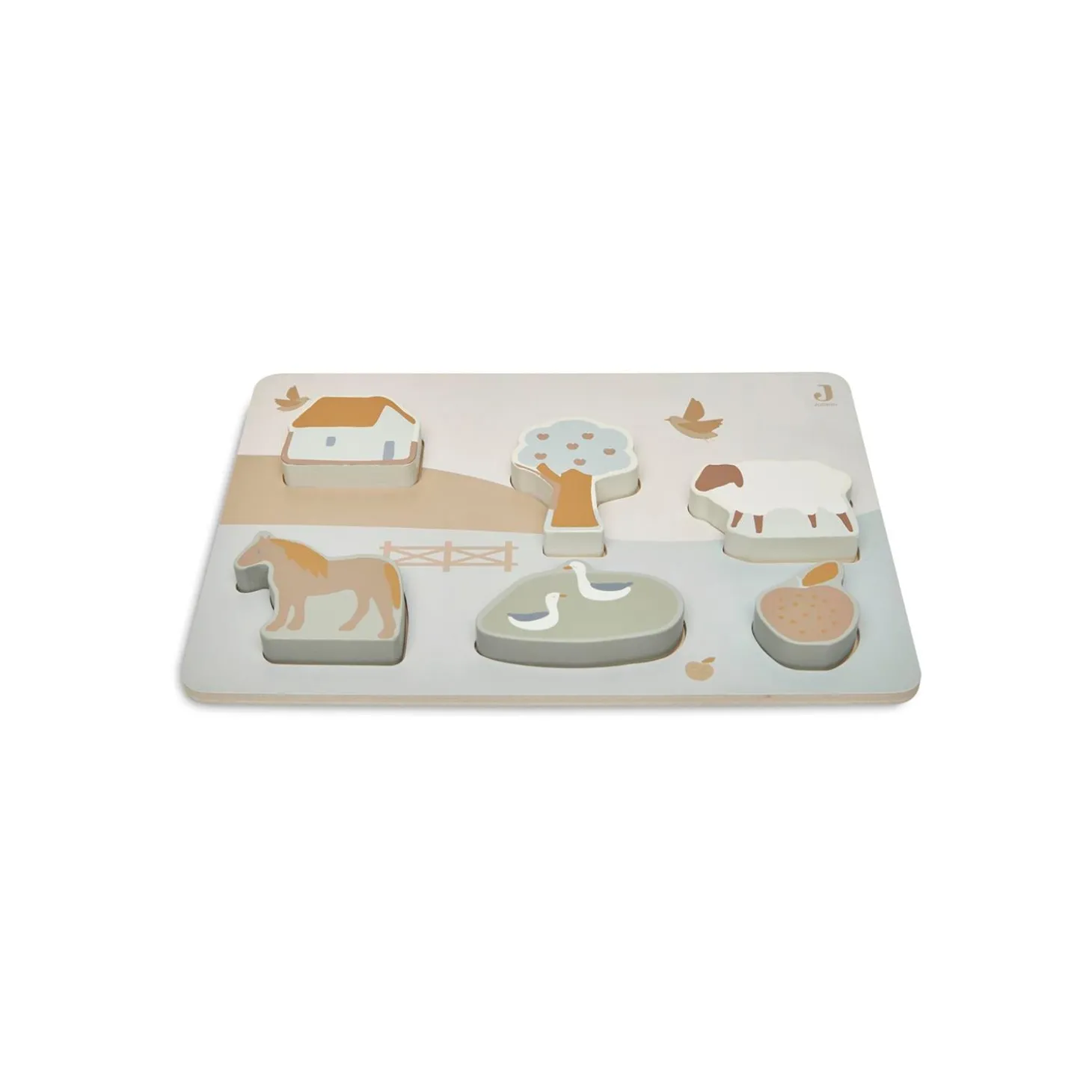 Jollein Puzzle en bois Farm