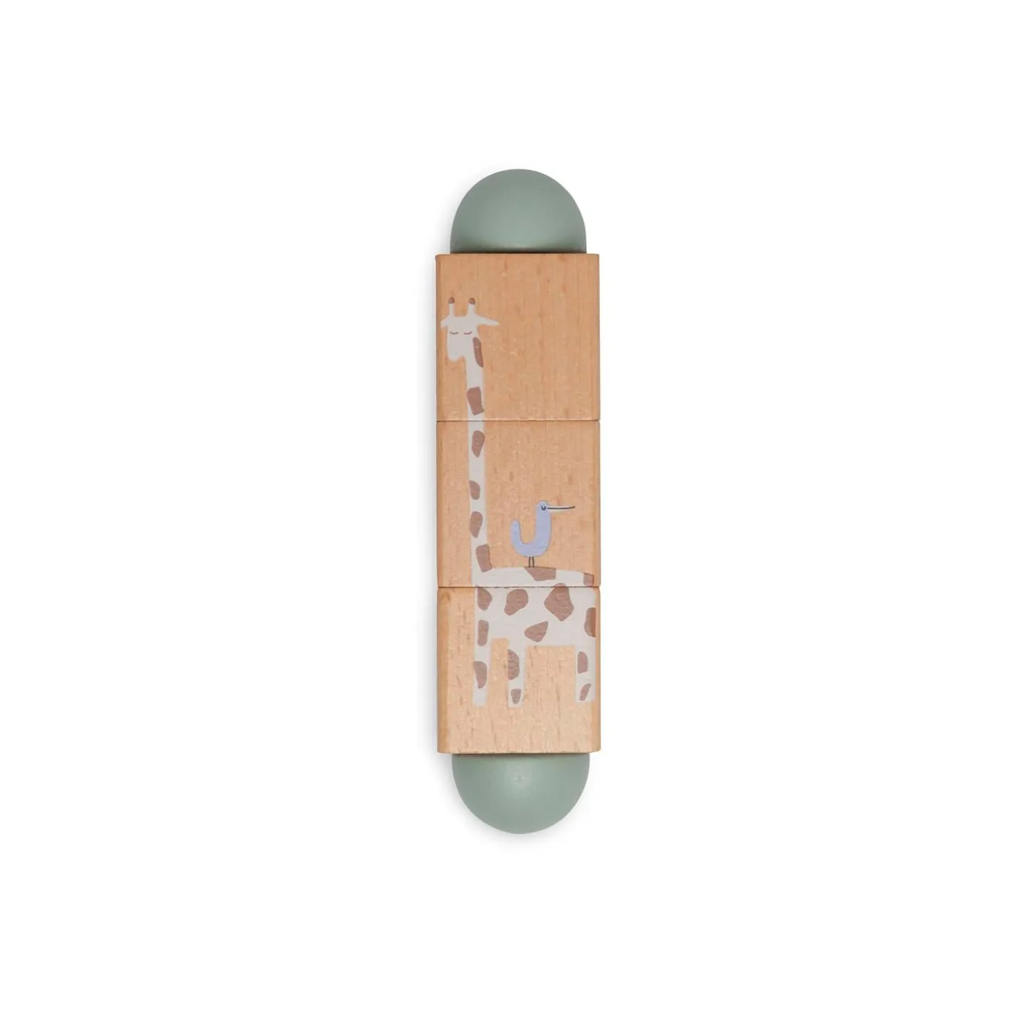 Jollein Puzzle en Bois à tourner Jungle Jambo Multicolor