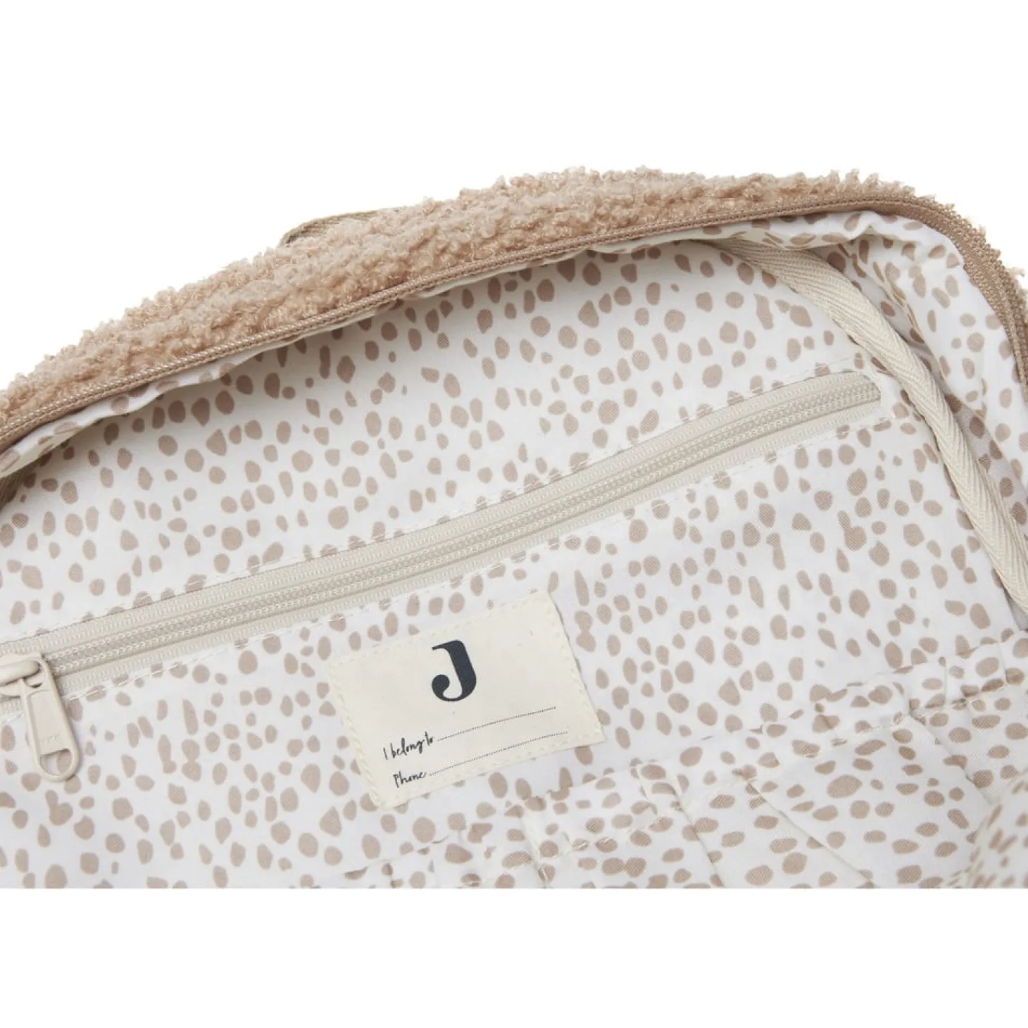 Jollein Sac à langer/Sac à dos Boucle Biscuit