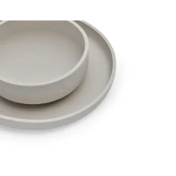 Jollein Set de table bébé silicone (4pcs) Nougat