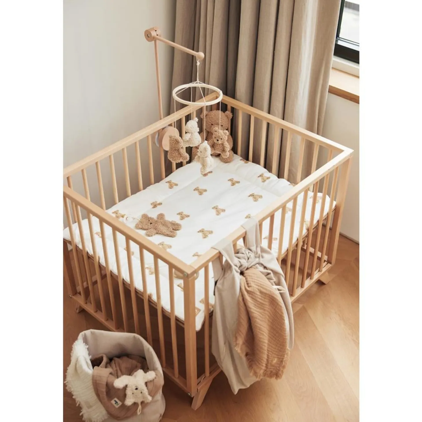 Jollein Tapis de parc Teddy Bear Teddy Bear 75x95 cm