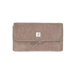 Jollein Tapis à Langer nomade avec poches Cloudy Rib Milky Coffee