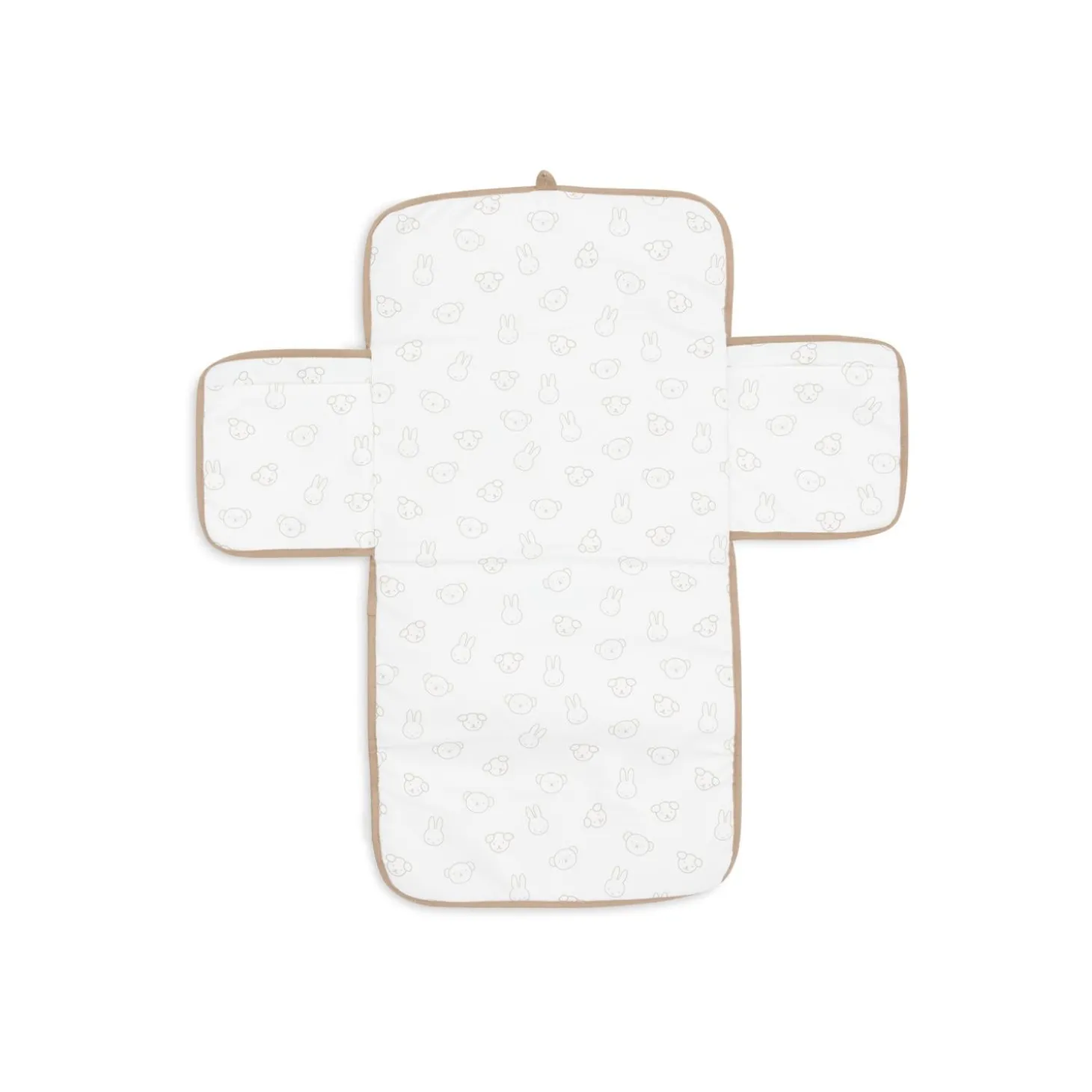 Jollein Tapis à Langer nomade avec poches Teddy Biscuit