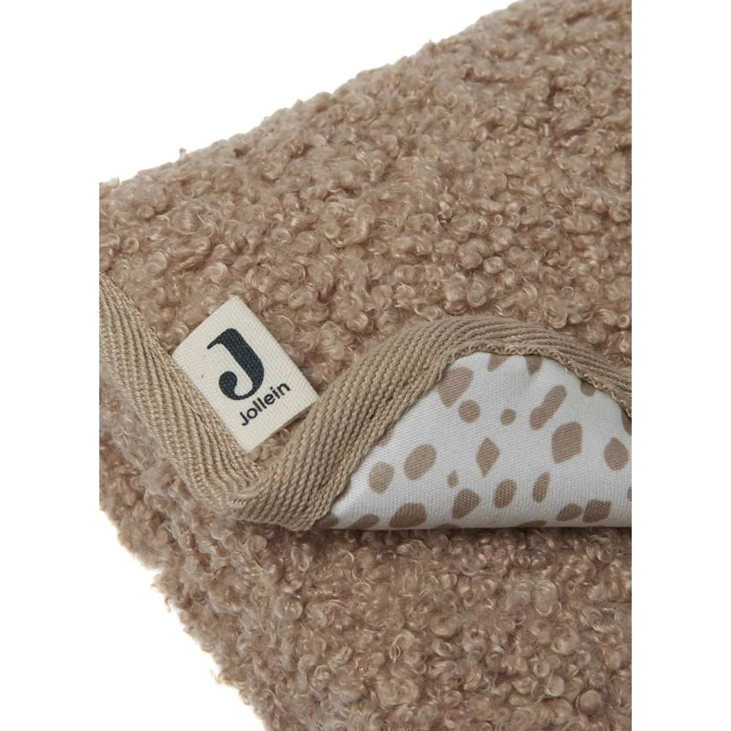 Jollein Tapis à langer nomade Boucle Biscuit