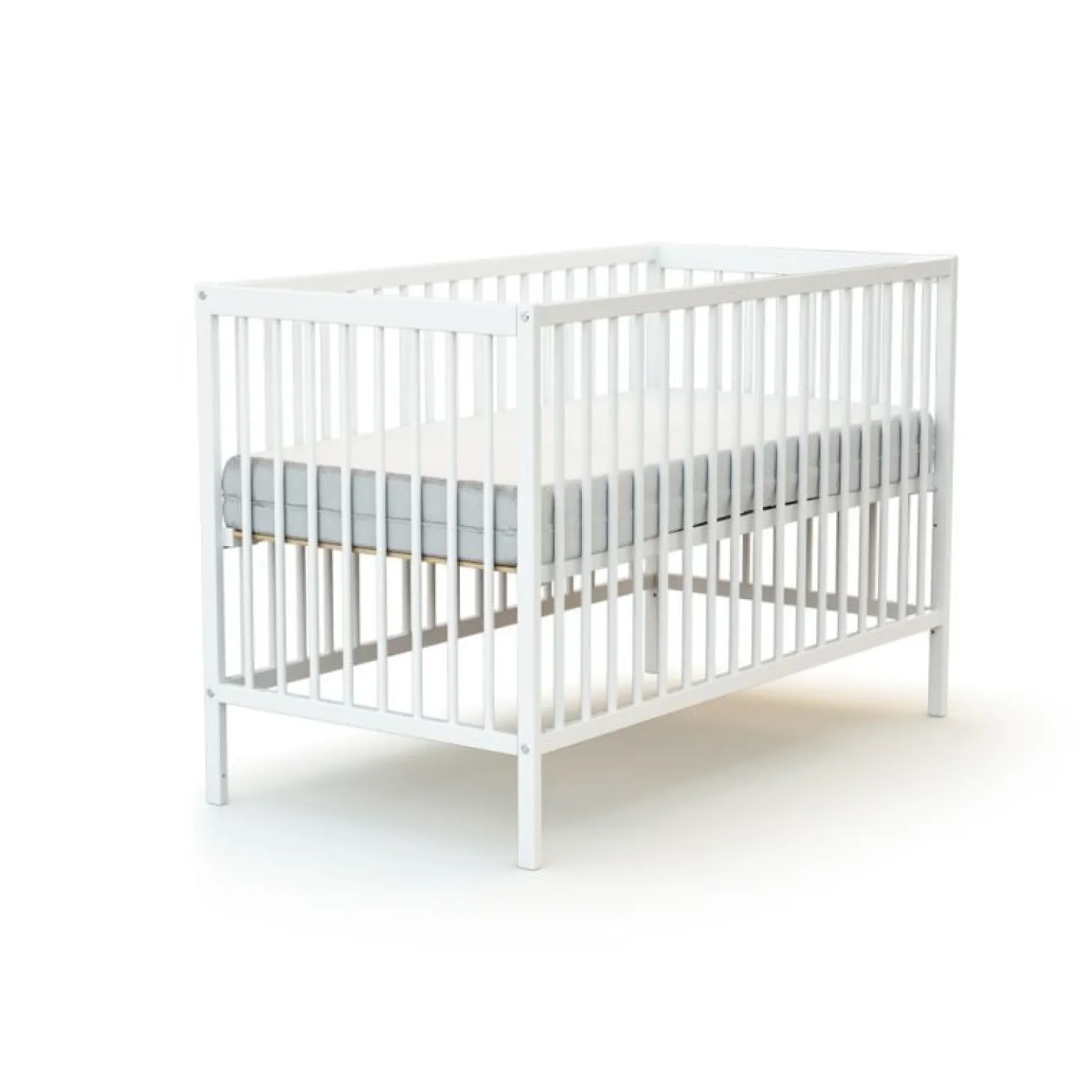 Jurababy Lit bébé Essentiel Blanc 60x120 cm