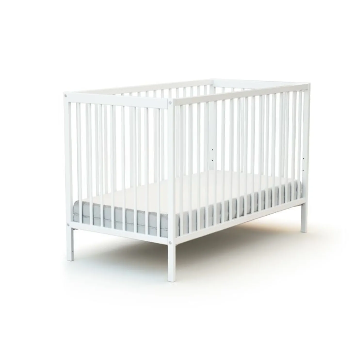 Jurababy Lit bébé Essentiel Blanc 60x120 cm