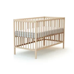Jurababy Lit bébé Essentiel Hêtre Brut 60x120 cm