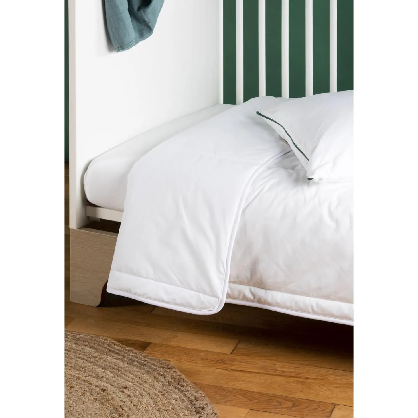 Kadolis Couette Bébé Hawi Enveloppe Tencel Coton Bio Blanc 100x140 cm