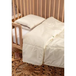 Kadolis                    Couette Bébé Maui Enveloppe Coton Bio    Blanc
