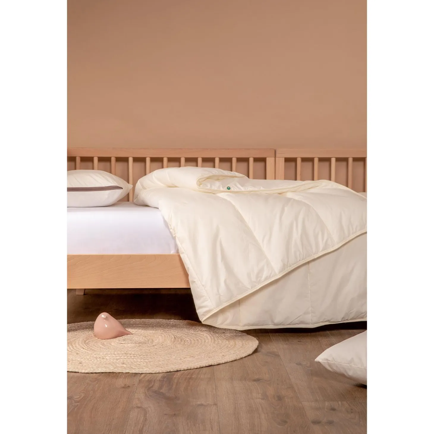 Kadolis Couette Enfant Maui Enveloppe Coton Bio Blanc