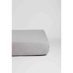 Kadolis                    Drap housse bébé en Lin et Coton bio    Gris Foncé            60x120 cm
