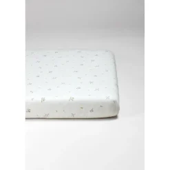 Kadolis Drap housse Coton Bio pour Lit bébé L'envolée Multicolore 70x140 cm