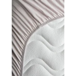 Kadolis Drap housse en coton bio pour lit bébé Naturel 70x140 cm
