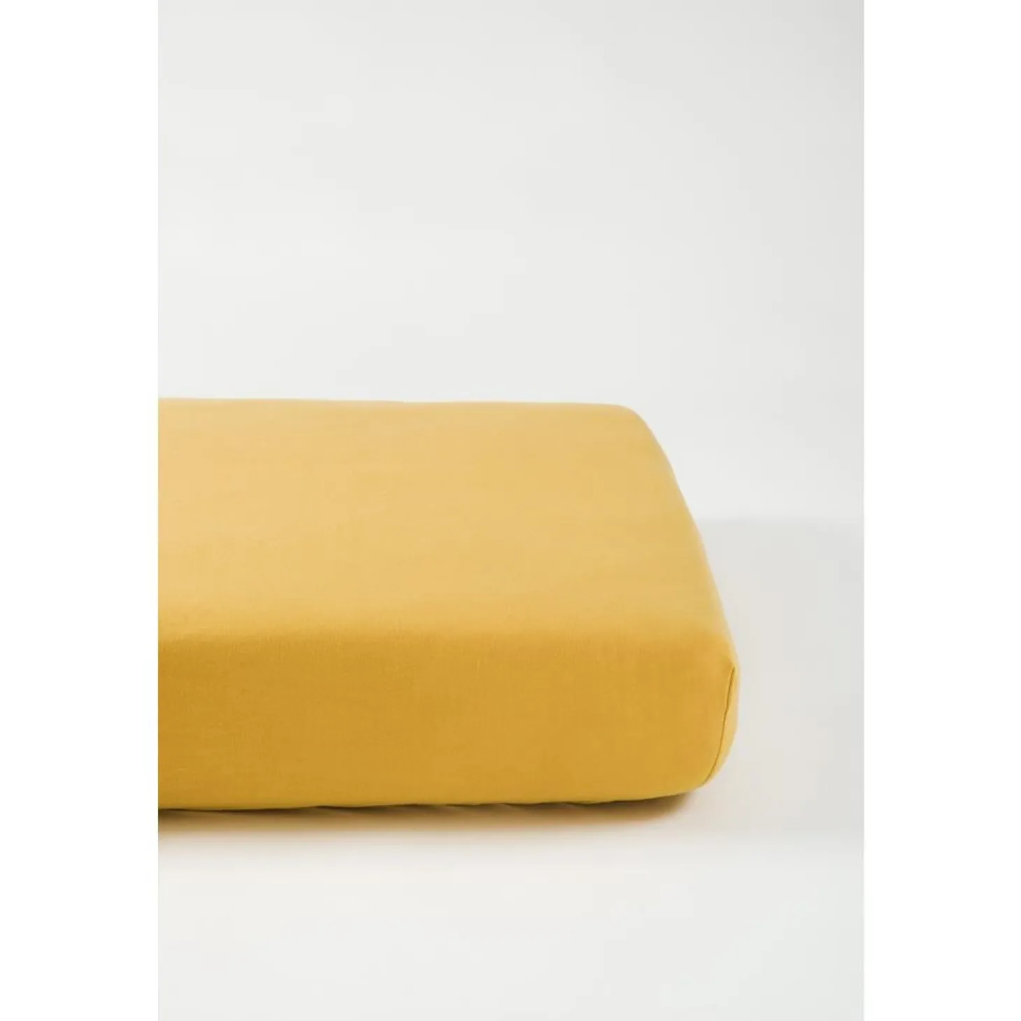 Kadolis Drap housse en coton bio pour lit bébé Miel 60x120 cm