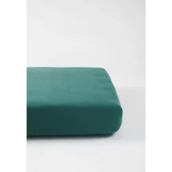 Kadolis                    Drap housse en coton bio pour lit bébé    Eucalyptus