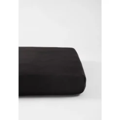 Kadolis                    Drap housse en coton bio pour lit bébé    Gris Carbone            60x120 cm
