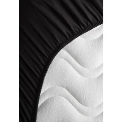 Kadolis                    Drap housse en coton bio pour lit bébé    Gris Carbone            60x120 cm