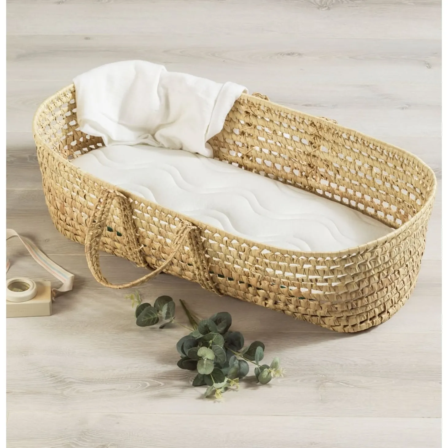 Kadolis Matelas couffin Aloe R Blanc 76x30 cm