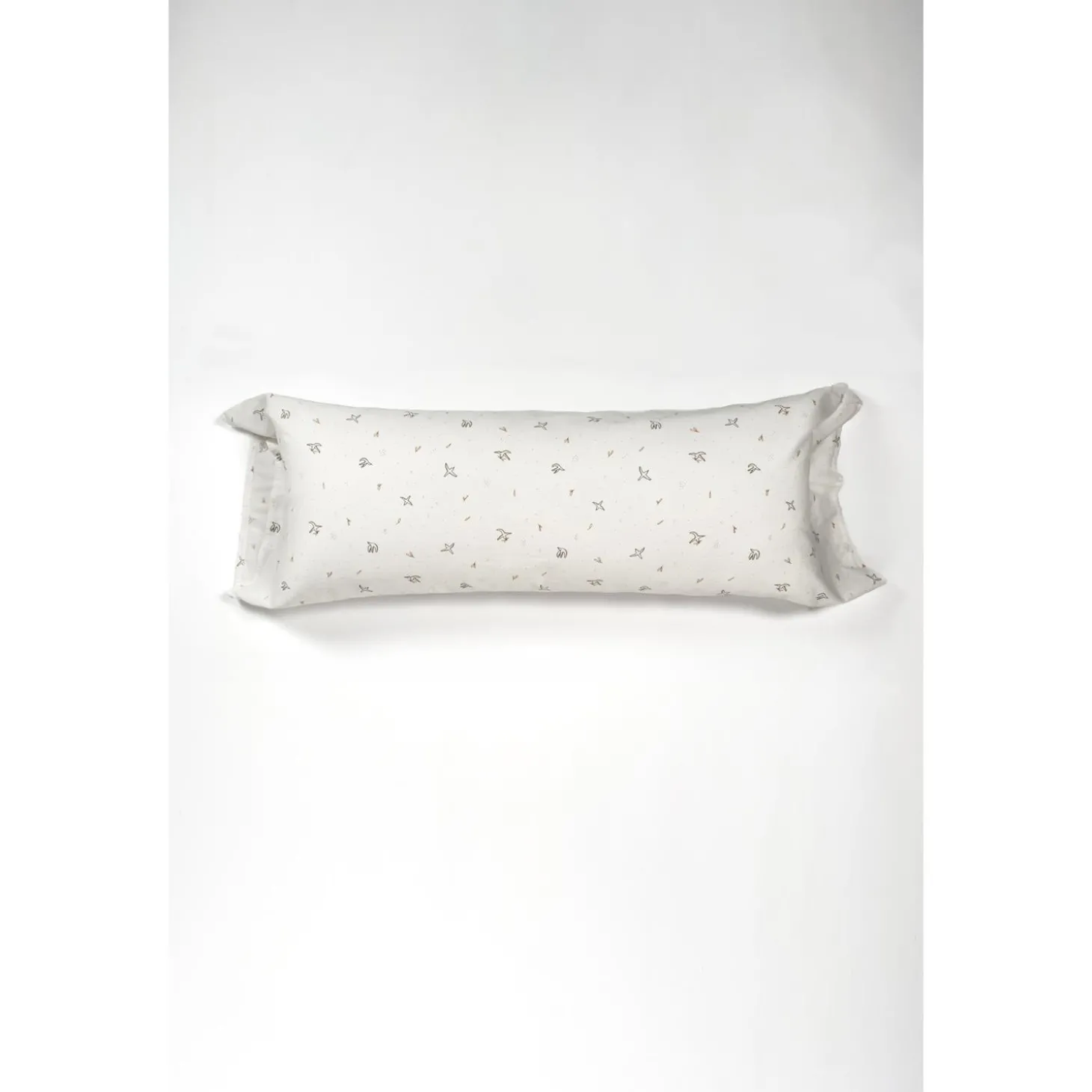 Kadolis Taie de traversin Coton Bio L’Envolée multicolore 45x120 cm