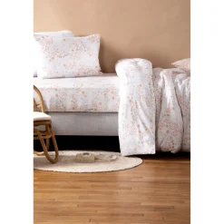 Kadolis                    Taie d'oreiller Coton Bio Yukari Douceur    Peach            40x60 cm