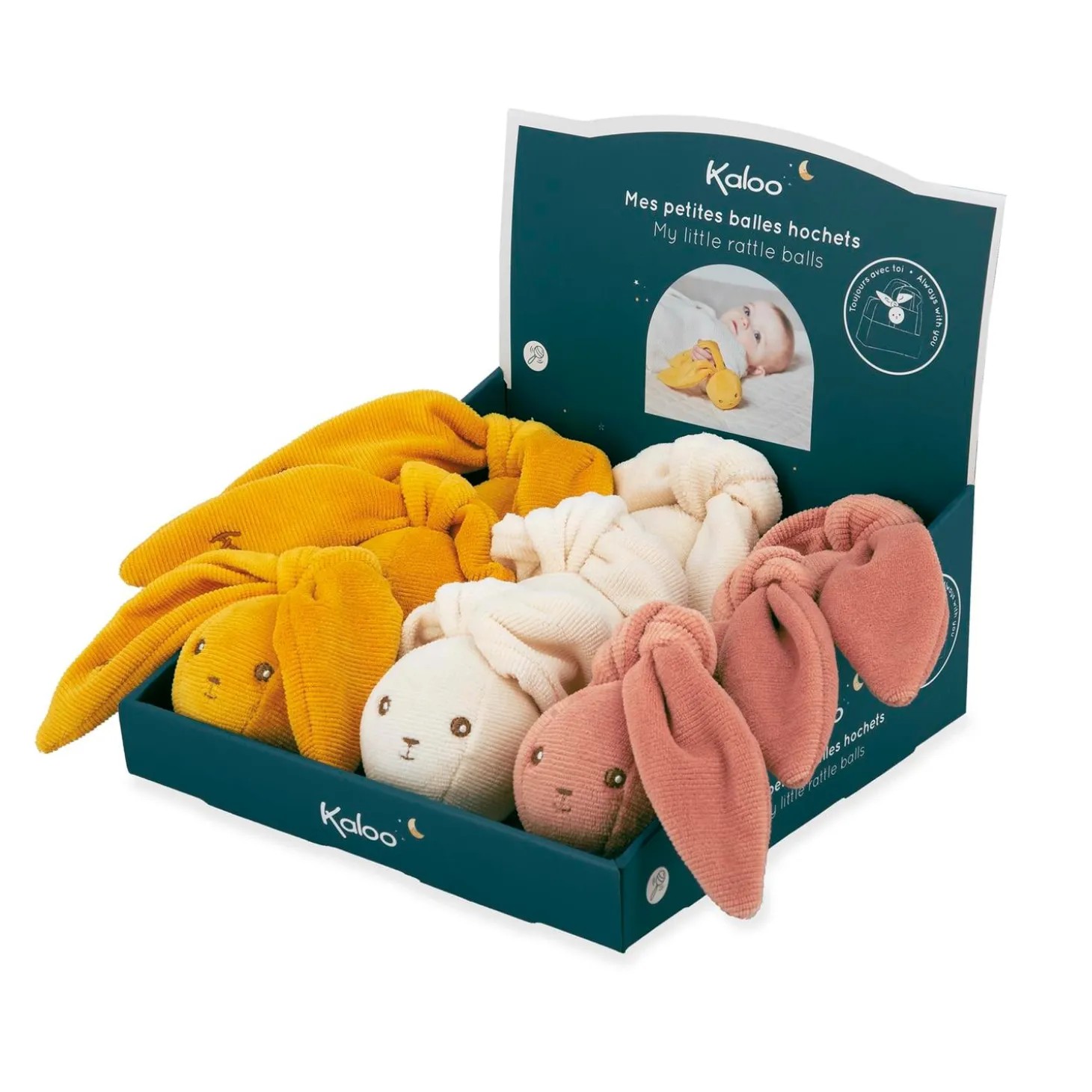 Kaloo Balle hochet lapin