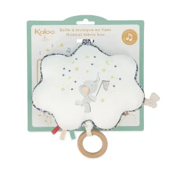 Kaloo Boite à musique tissu brille brille petite étoile Bleu