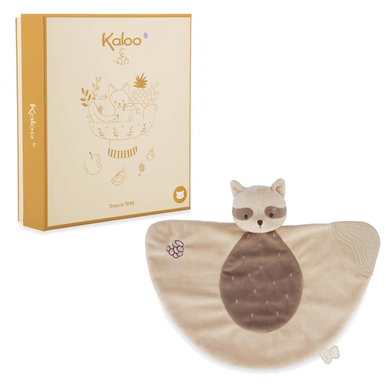 Kaloo Doudou de dentition Raton Laveur