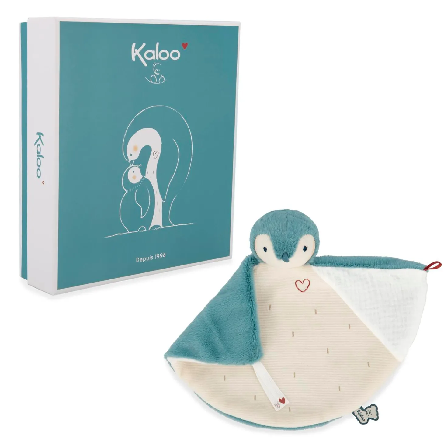 Kaloo Doudou manchot Vert