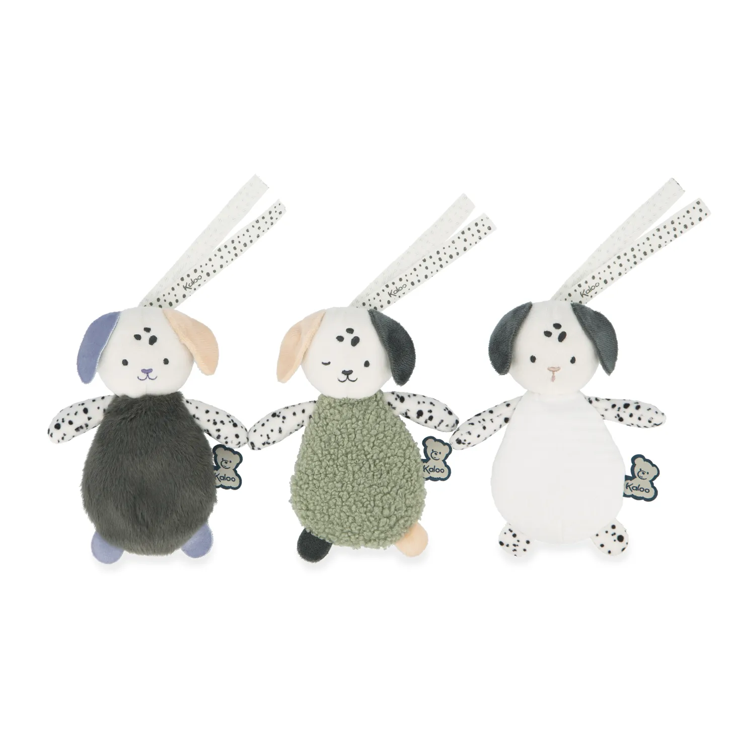 Kaloo Doudous Sensoriels Chiens Multicolore