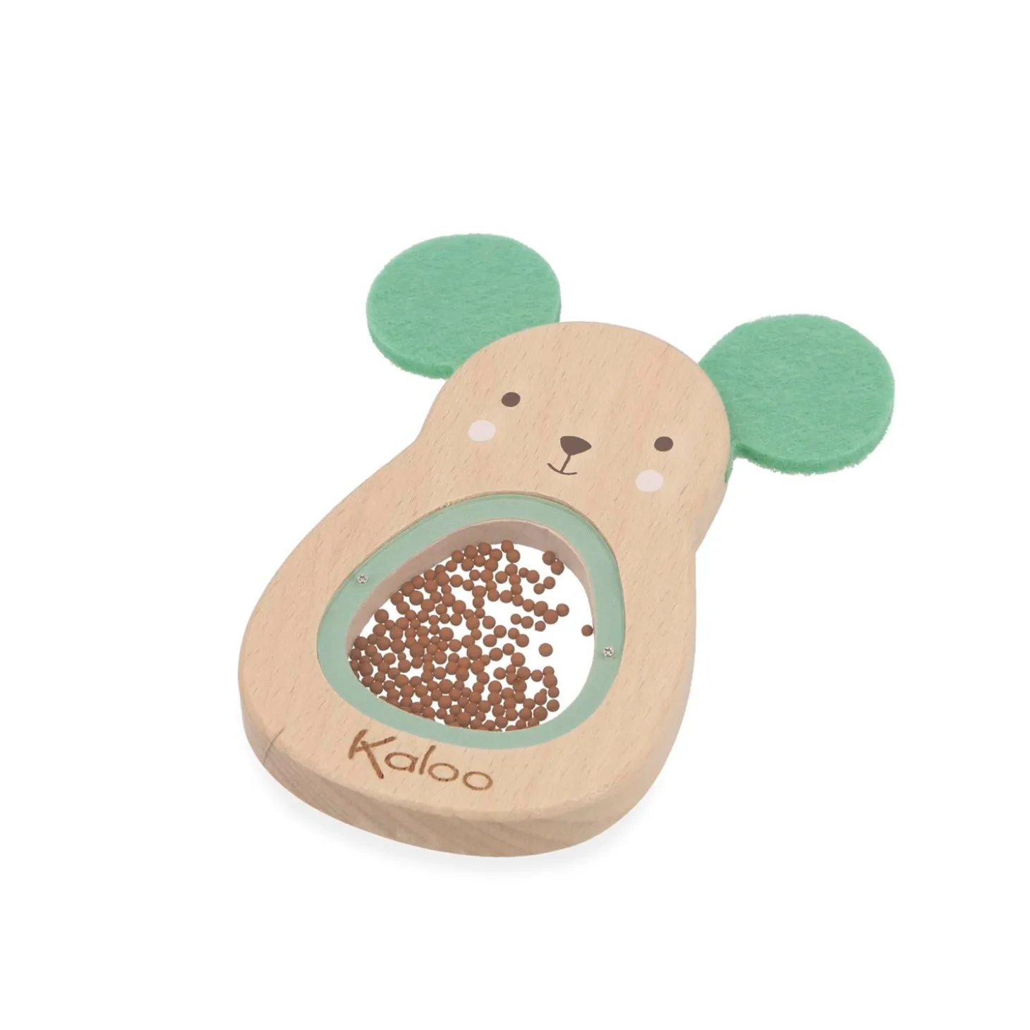Kaloo Hochet à Sons Souris Bois