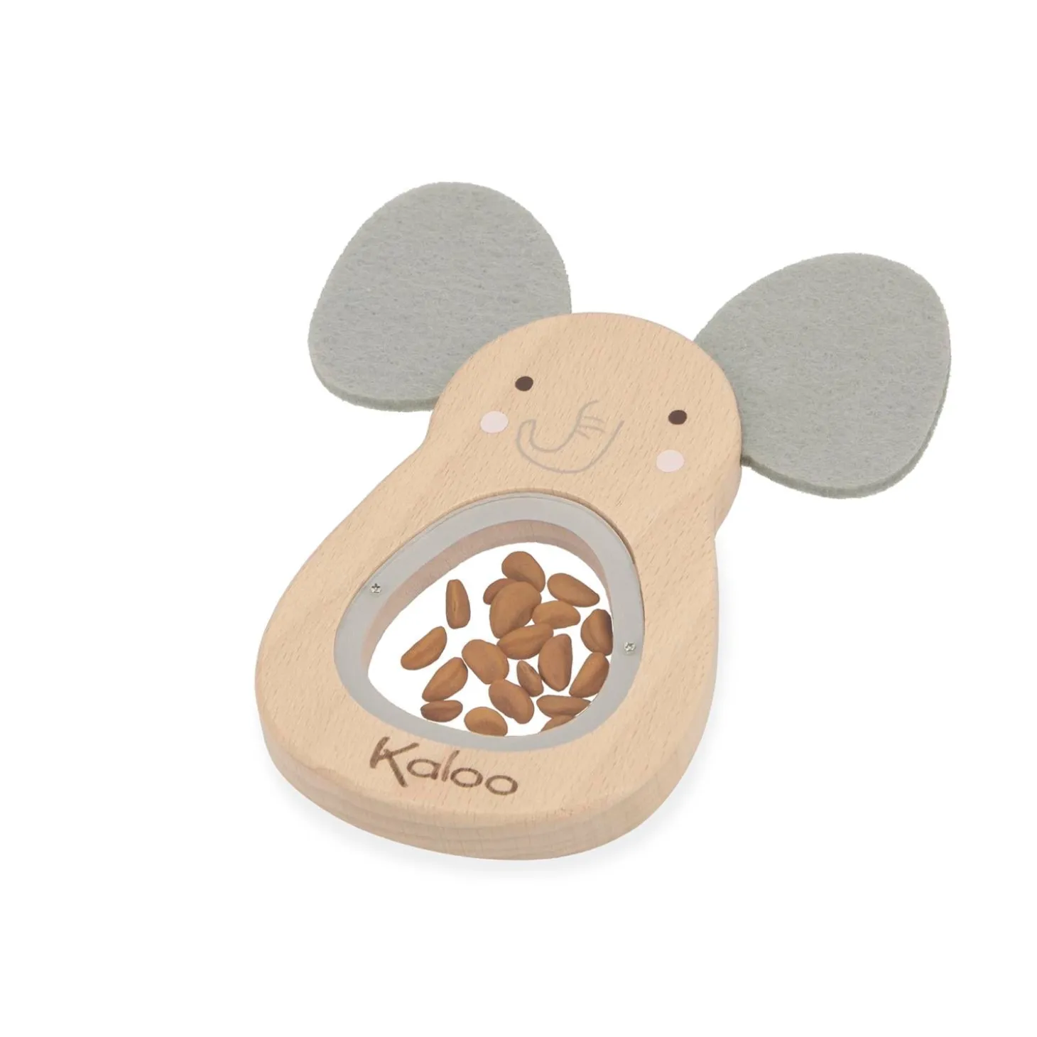 Kaloo Hochets à Sons Elephant Bois