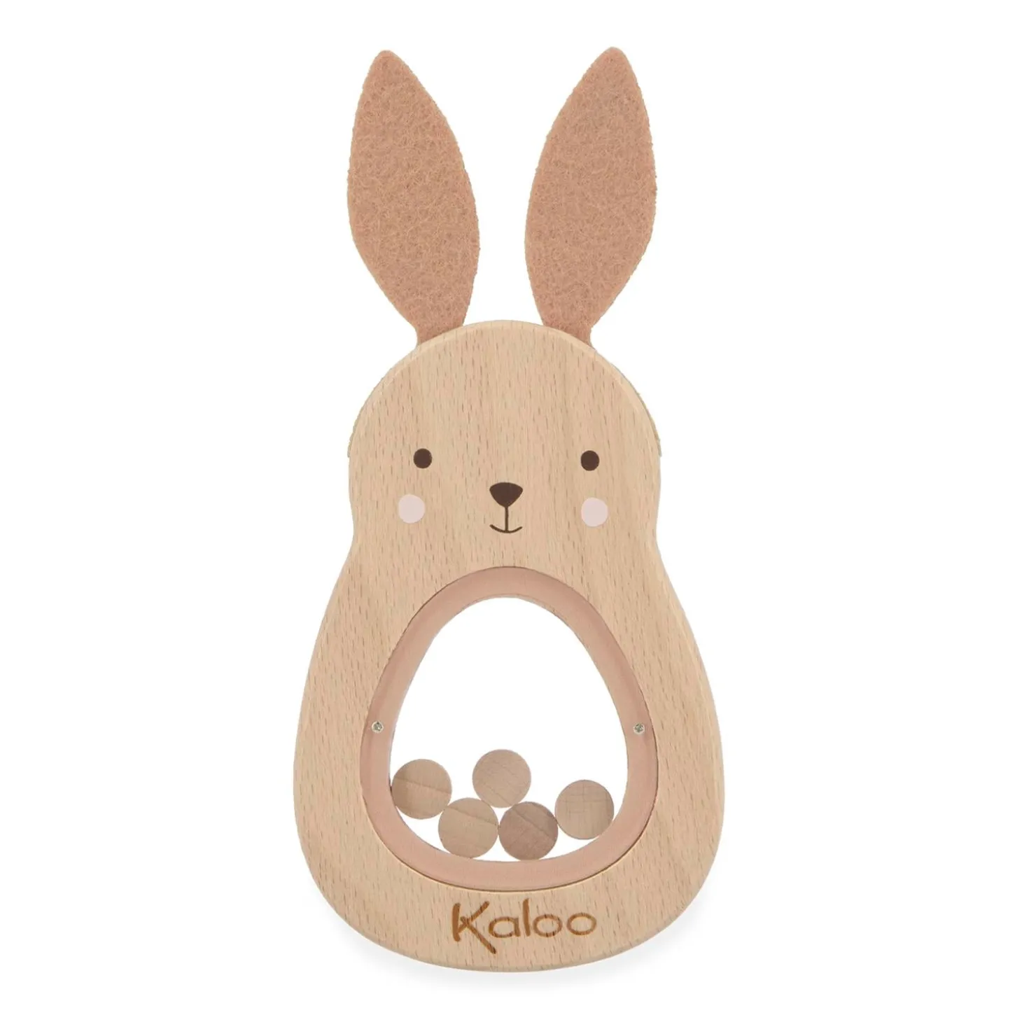 Kaloo Hochets à Sons Lapin Bois