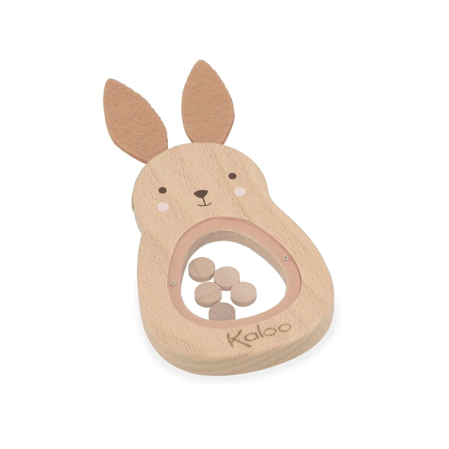 Kaloo Hochets à Sons Lapin Bois