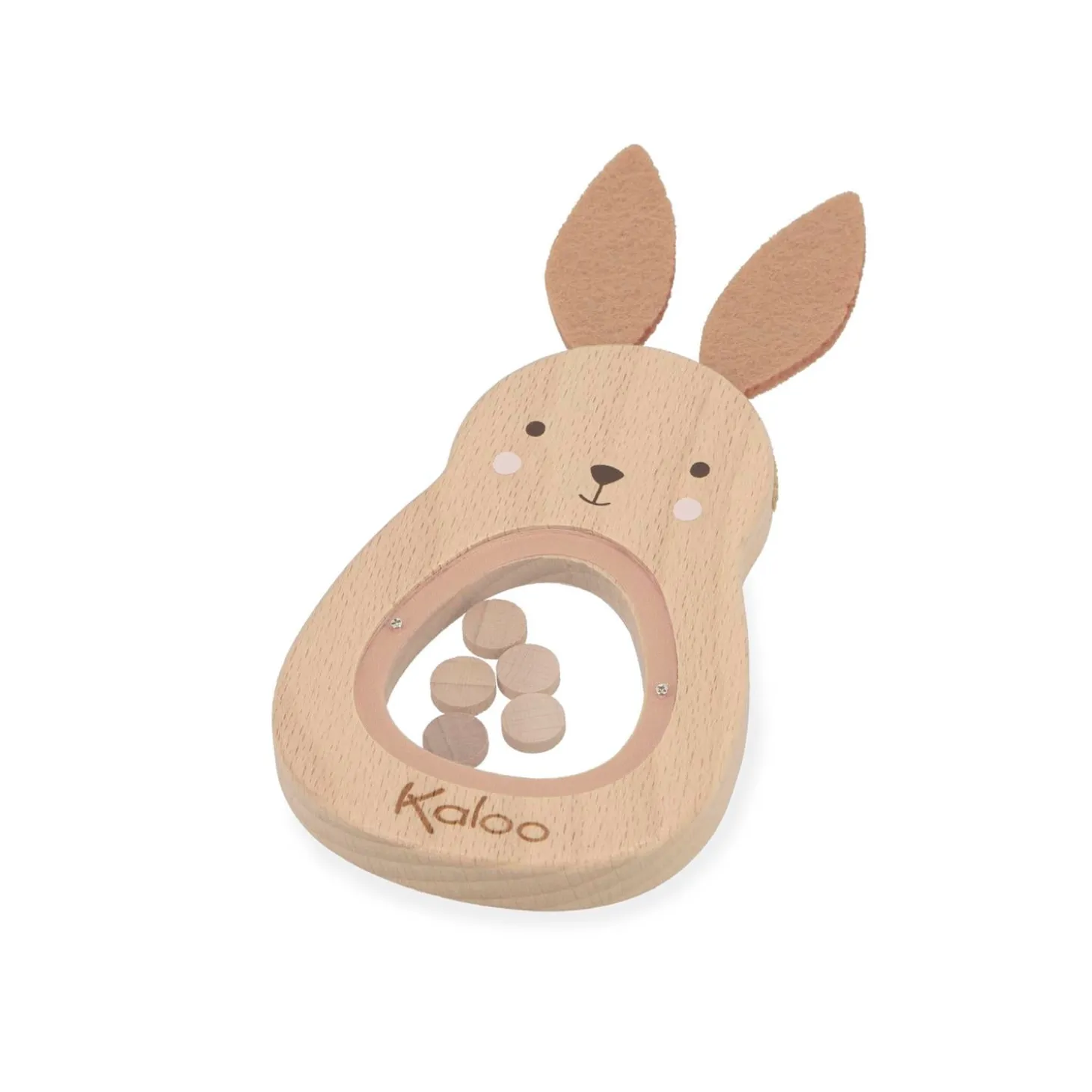 Kaloo Hochets à Sons Lapin Bois